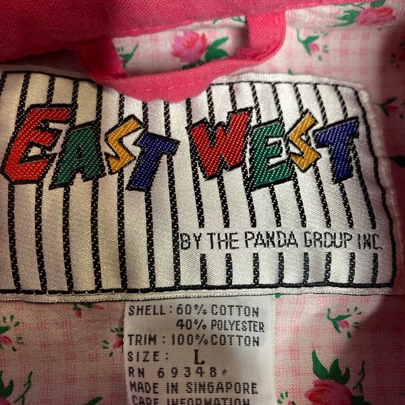 Vintage East West Pink Floral Jacket - Picture 4 of 7